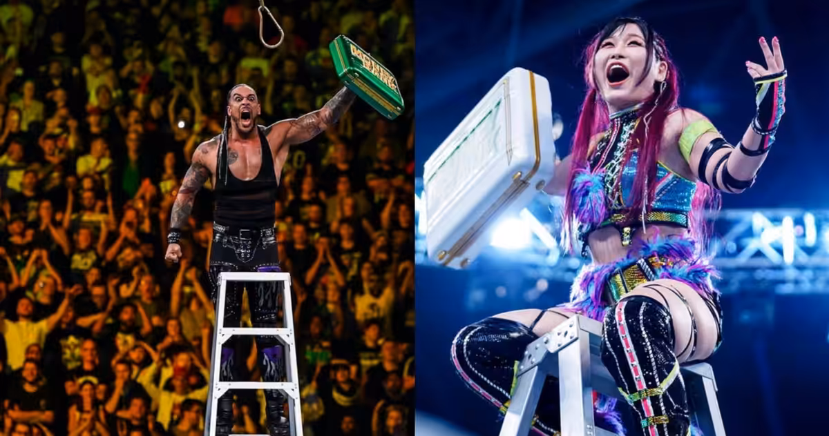 Money in the Bank 2023, Iyo & Damian Menang Kopernya