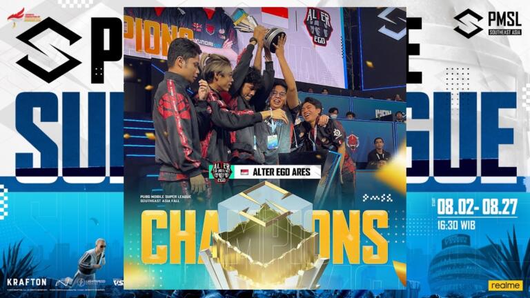 Back-to-back Champion, Alter Ego Ares Juara PMSL SEA Fall 2023
