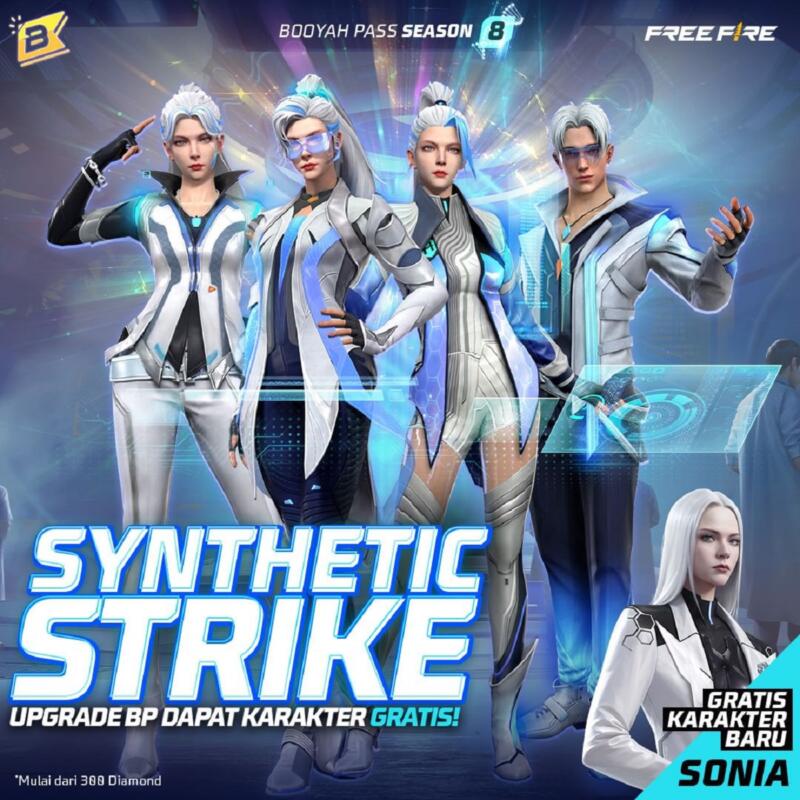 Booyah Pass Season 8 Synthetic Strike Free Fire | Garena