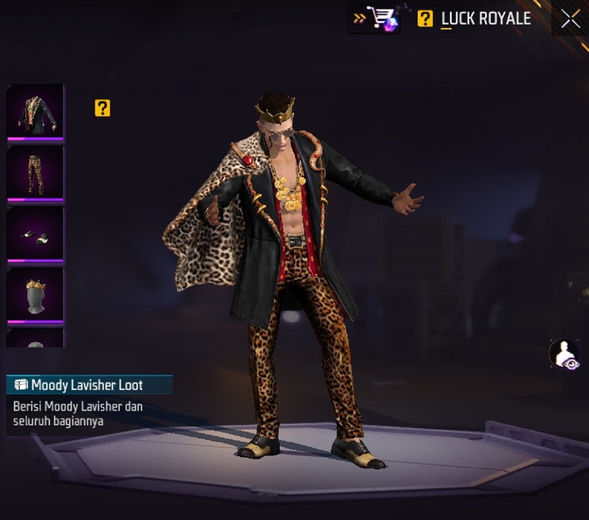 Bundle FF Moody Lavisher | Garena