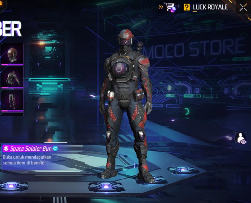 Bundle FF Space Soldier | Garena