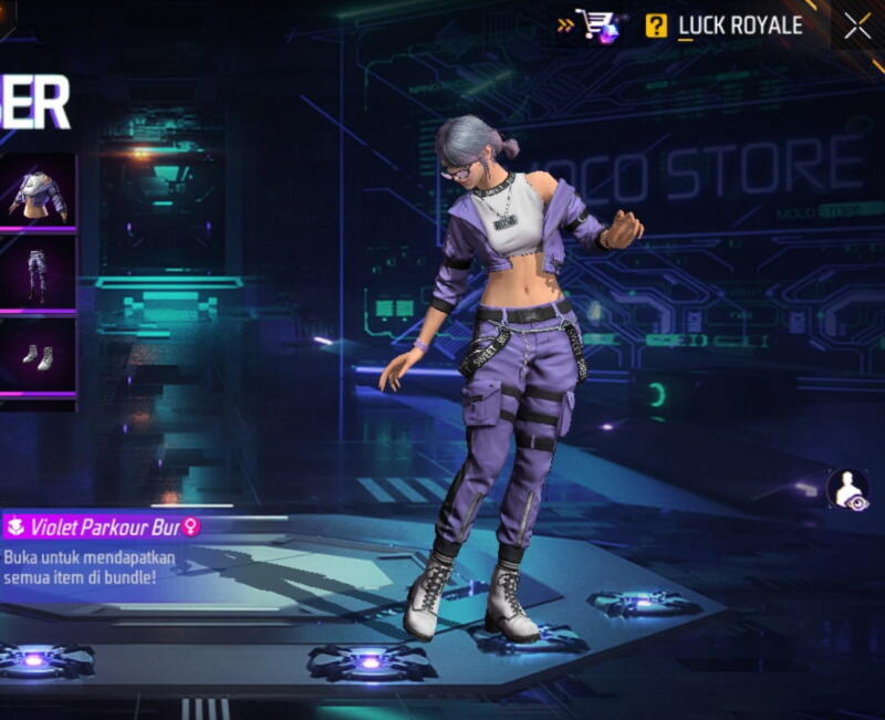 Bundle FF Violet Parkour | Garena