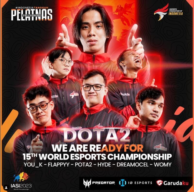 Roster Dota 2 Indonesia IESF WEC 2023 