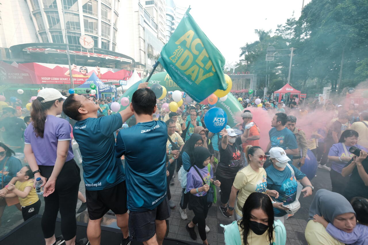 Acer Rayakan Acer Day 2023 di Car Free Day Jakarta