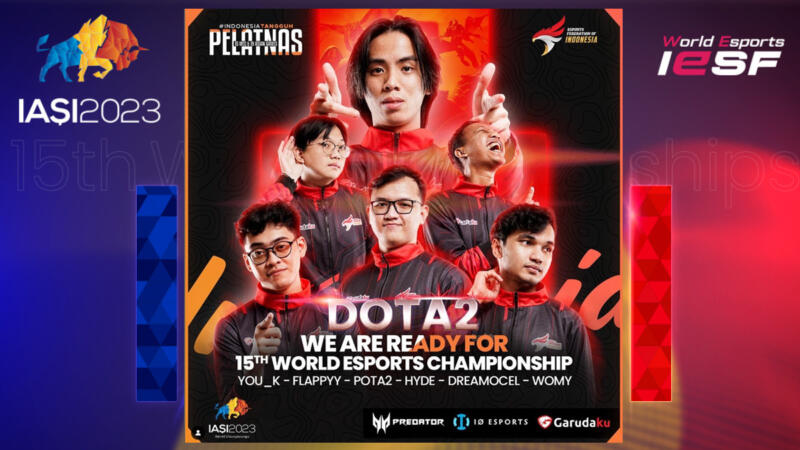 Jadwal Tim Indonesia Dota 2 IESF 2023