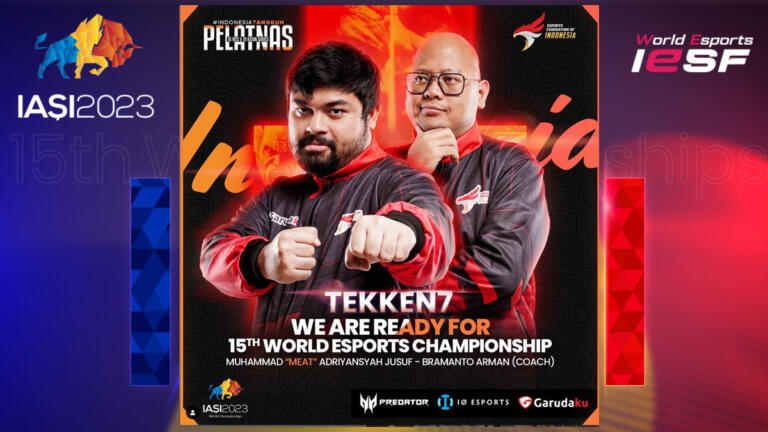 Jadwal Tim Indonesia Tekken 7 IESF 2023 WEC