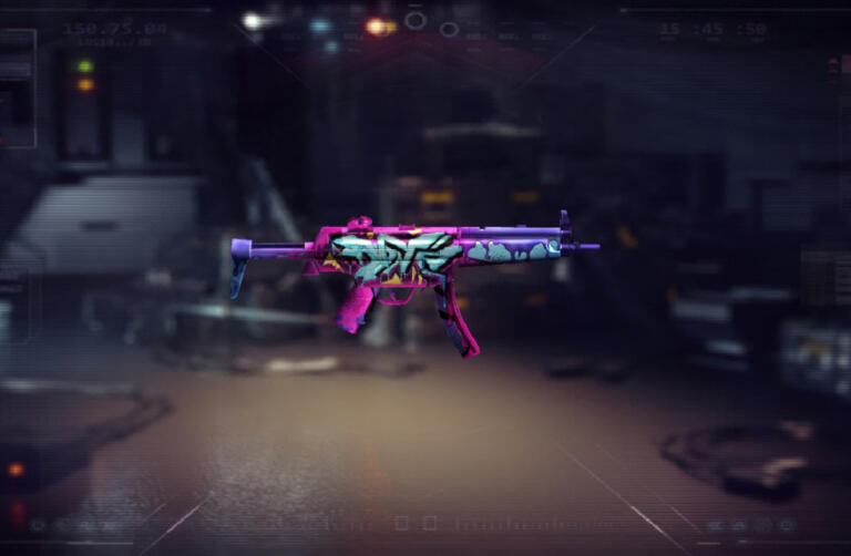 Cara Mendapatkan MP5 Pigment Splash Dalam Event Fading Spinner Terbaru Free Fire
