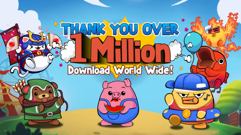 Paw Rumble 1 juta unduhan