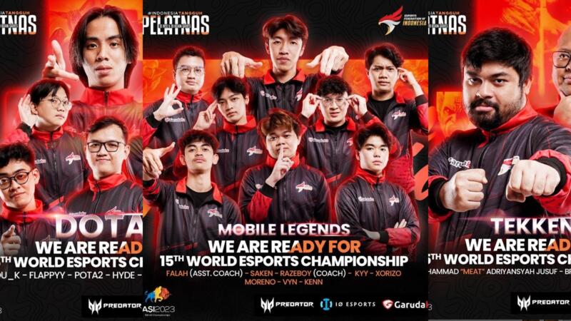 Roster Timnas Esports Indonesia IESF WEC 2023