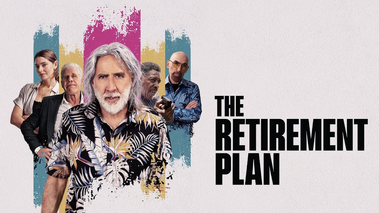 Sinopsis Film The Retirement Plan (2023): Pensiun Gagal Gara-Gara Flash Drive