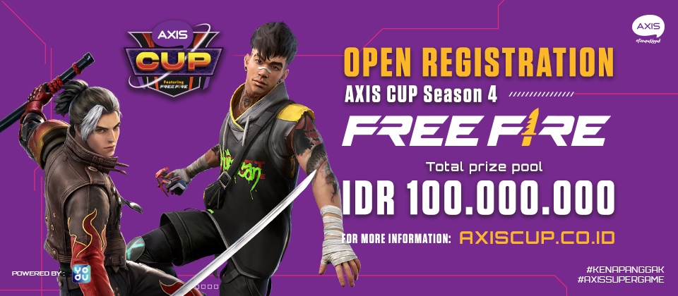 Kualifikasi AXIS Cup Free Fire Musim Keempat Dimulai Pekan Depan