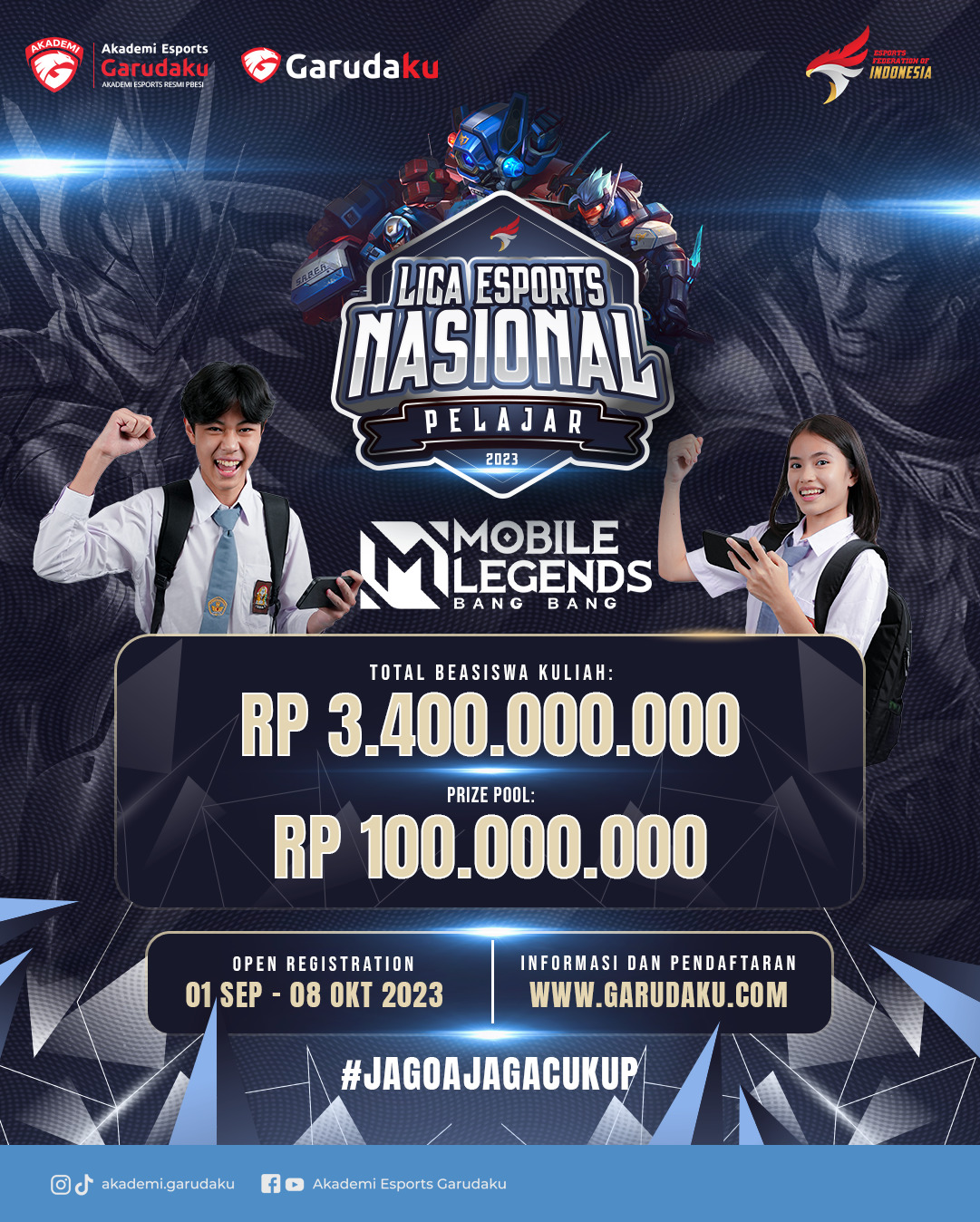 Liga Esports Nasional Pelajar 2023 Turnamen Pelajar Terbesar Di ...