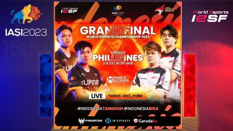 Timnas MLBB Indonesia Siap Tantang Filipina Di Grand Final MLBB IESF 2023