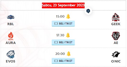 Jadwal Mpl Season 12 Week 8 2