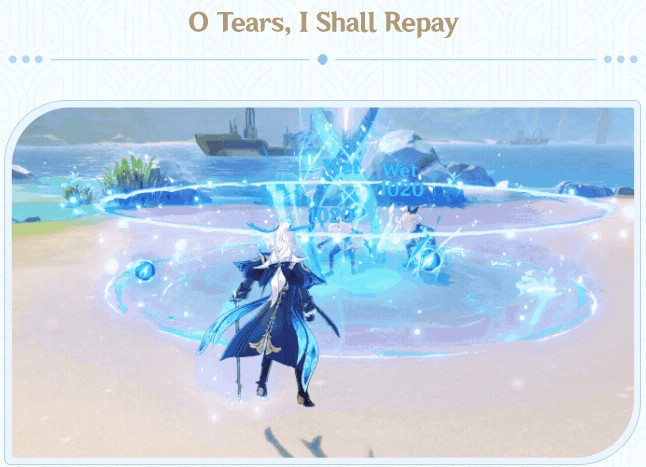 O Tears, I Shall Repay