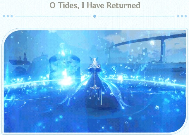 O Tides, I Have Returned