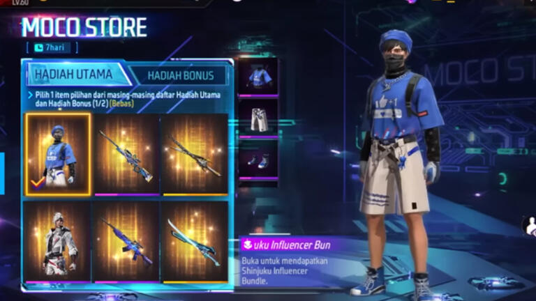 Cara Mendapatkan Bundle Shinjuku Influencer Ff 1