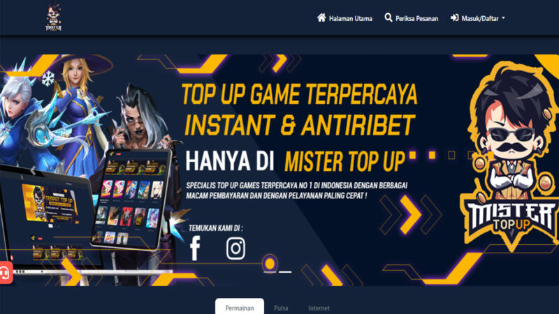 Cara Top Up Higgs Domino Di Mister Top Up 3