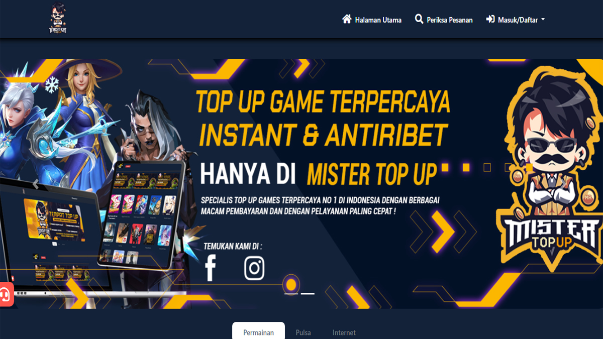 Cara Top Up Higgs Domino Di Mister Top Up 3