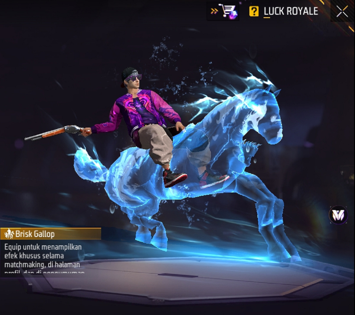 Emote Arrival Brisk Gallop Free Fire