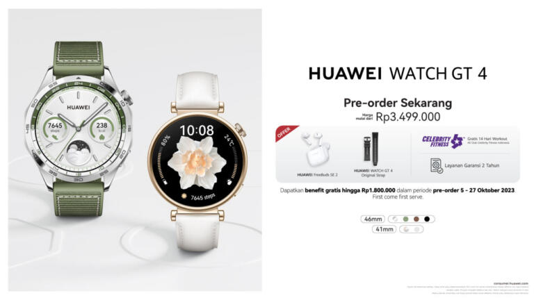 Huawei Watch Gt 4 Pre Order Promo