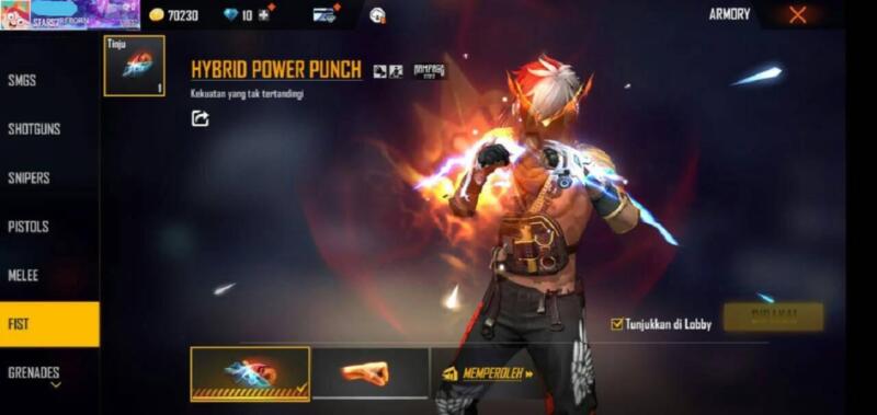 Event FF 2023 Token Tower Hybrid Power Punch Free Fire | Garena
