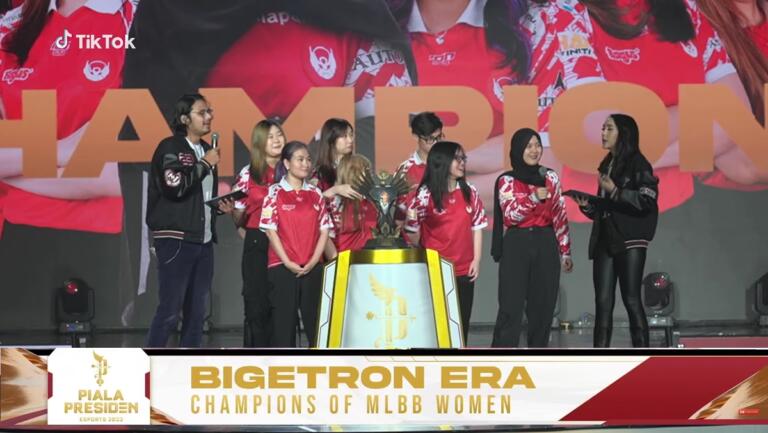 Bungkam RRQ Mika, Bigetron Era Juara MLBB Women Piala Presiden 2023