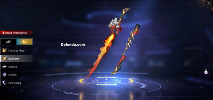 Katana Infernoshock Free Fire | Garena