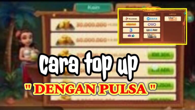 Cara Top Up Higgs Domino Dengan Pulsa 3