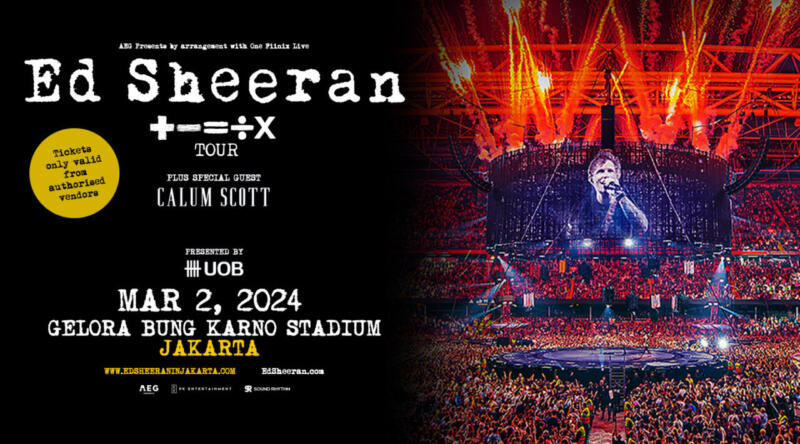 harga tiket konser ed sheeran