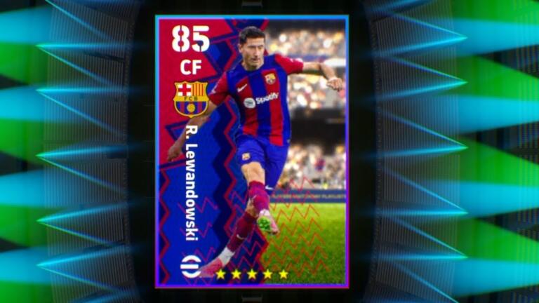 Racikan Lewandowski eFootball 2024 Langsung Max Rating!