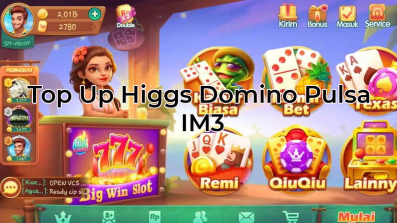 Top Up Higgs Domino Pulsa Im3 2
