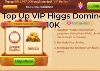 Top Up Vip Higgs Domino 10k 1