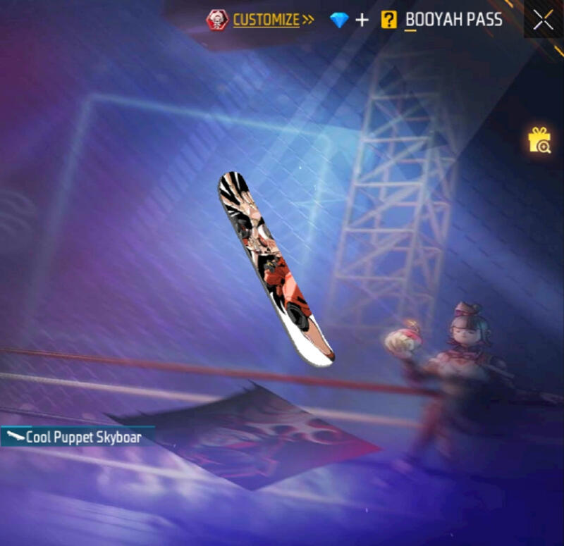 Cool Puppet Skyboard Free Fire