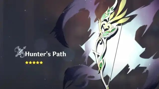 Hunters-path | senjata bow terbaik Genshin Impact