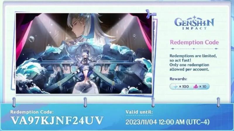Kode Redeem Genshin Impact 4.2