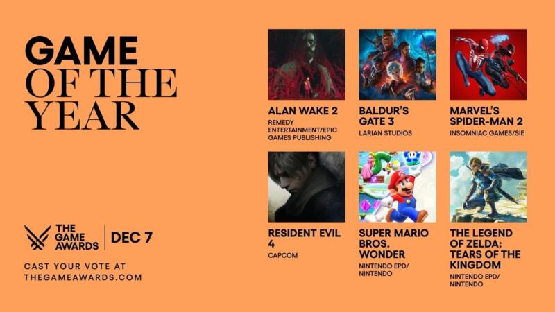 Nominasi The Game Awards 2023