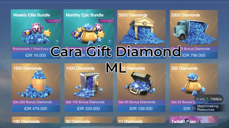 Cara Gift Diamond Mobile Legends (ML) Terbaru 2023 12 Cara Gift Diamond Mobile Legends (ML) Terbaru 2023