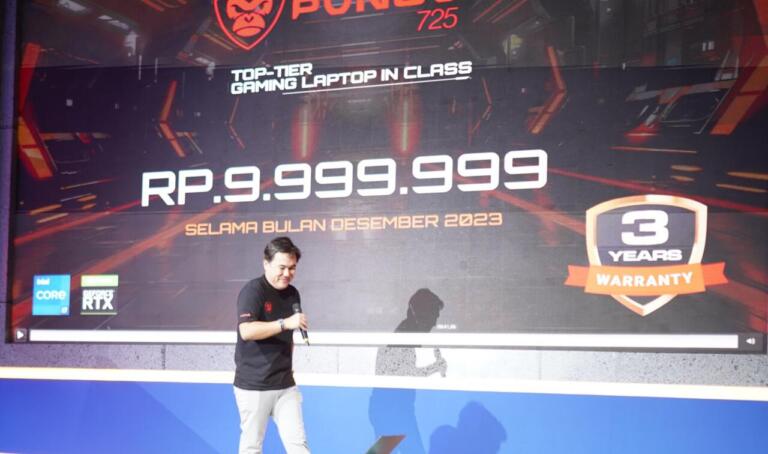 Laptop Gaming PONGO 725 Resmi Diluncuran
