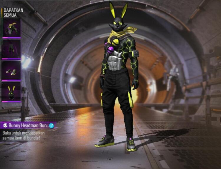 Bundle FF Bunny Headman | Garena