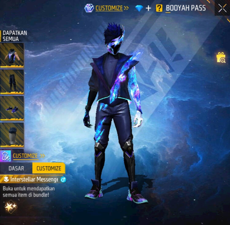 Bundle FF Interstellar Messenger | Garena