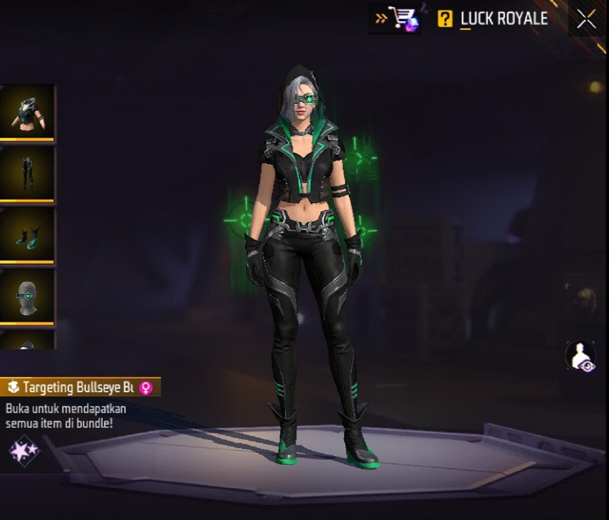 Cara Mendapatkan Bundle FF Targetting Bullseye Dalam Event Faded Wheel Free Fire Paling Baru
