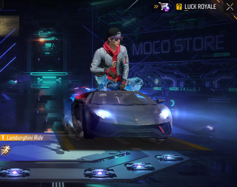 Emote Lamborghini Ride Free Fire | Garena