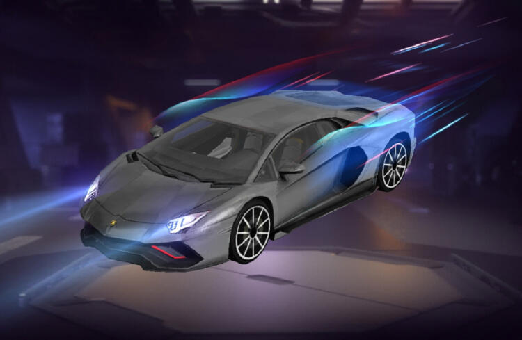 Free Fire Aventador Grigio Nimbus | Garena