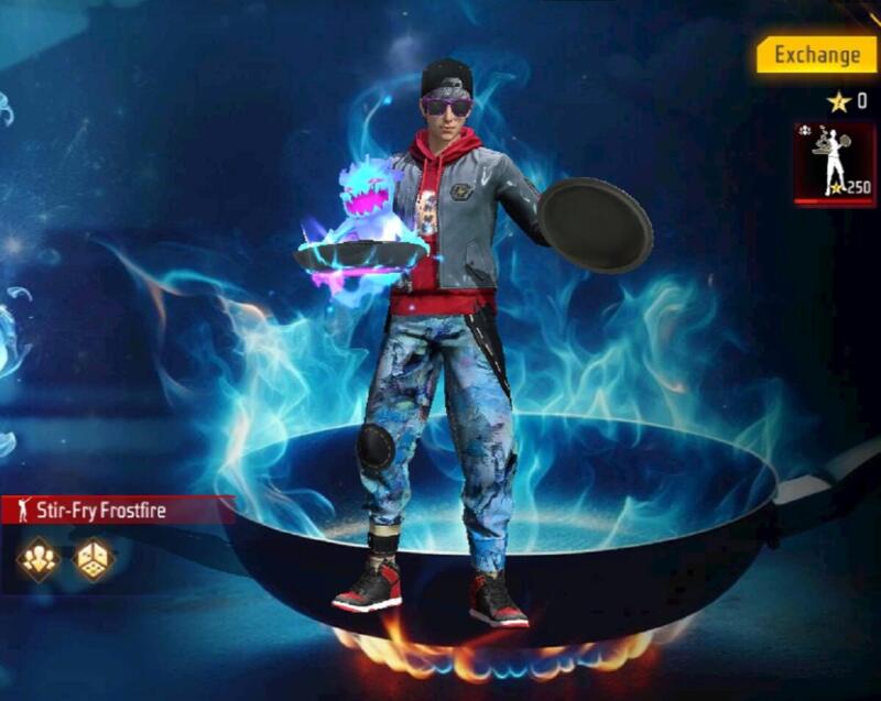 Free Fire Emote Stir Fry Frostfire | Garena