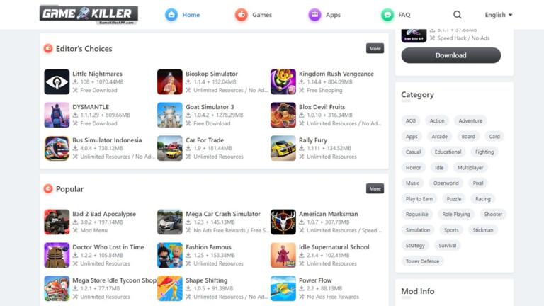 Game Killer Apk