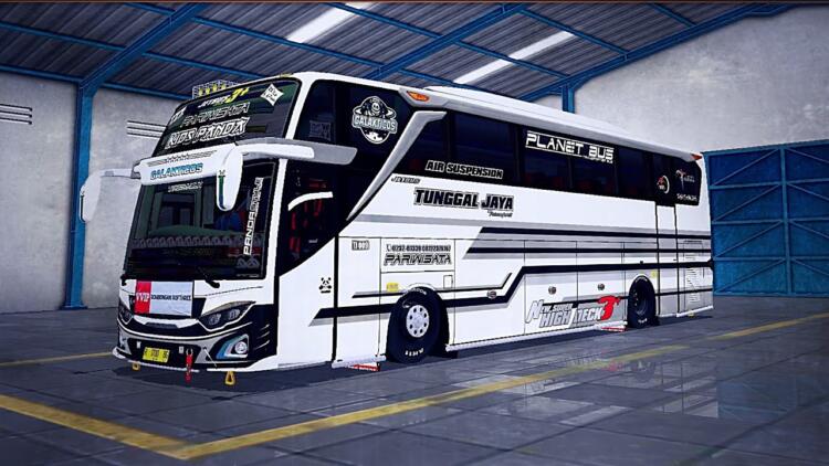 Mod Bussid Tunggal Jaya Panda Full Strobo