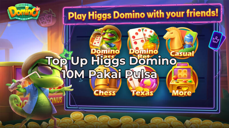 Top Up Higgs Domino 10m Pakai Pulsa 1