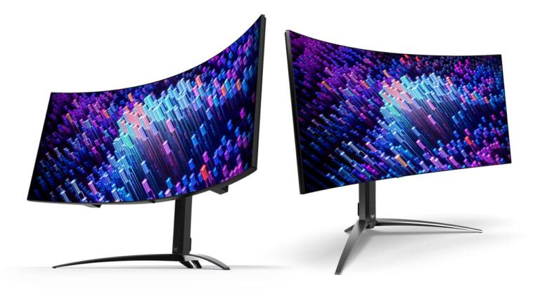 Acer Hadirkan Monitor OLED dan MiniLED Lengkung