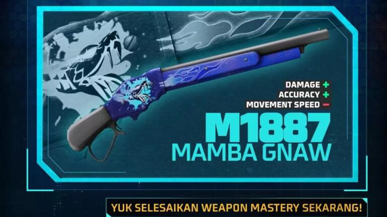 Cara Mendapatkan Sg M1887 Mamba Gnaw Free Fire